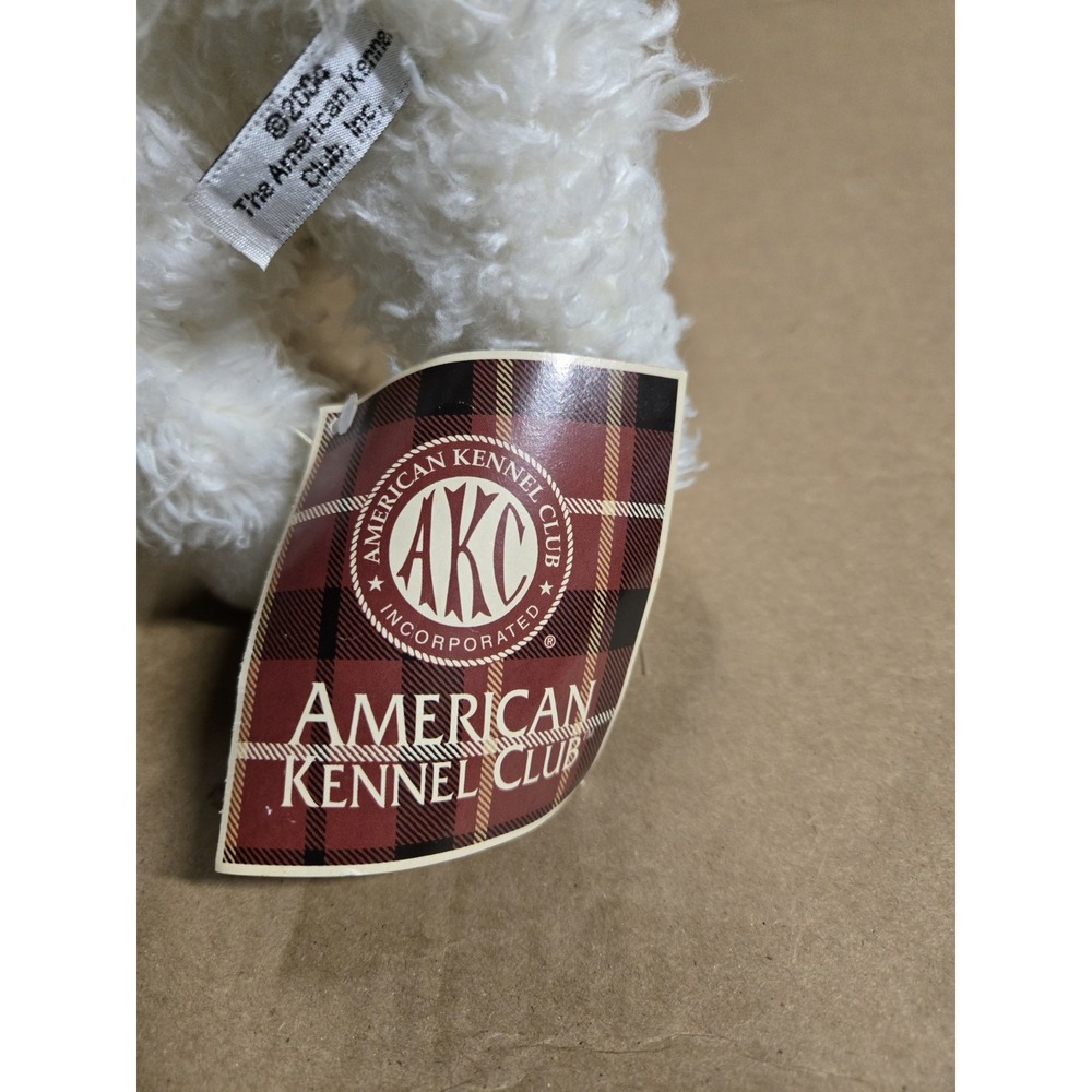 Steiff AKC 12" Poodle Plush American Kennel Club FAO‎ 667923 NWT New 2004 - Picture 5 of 8
